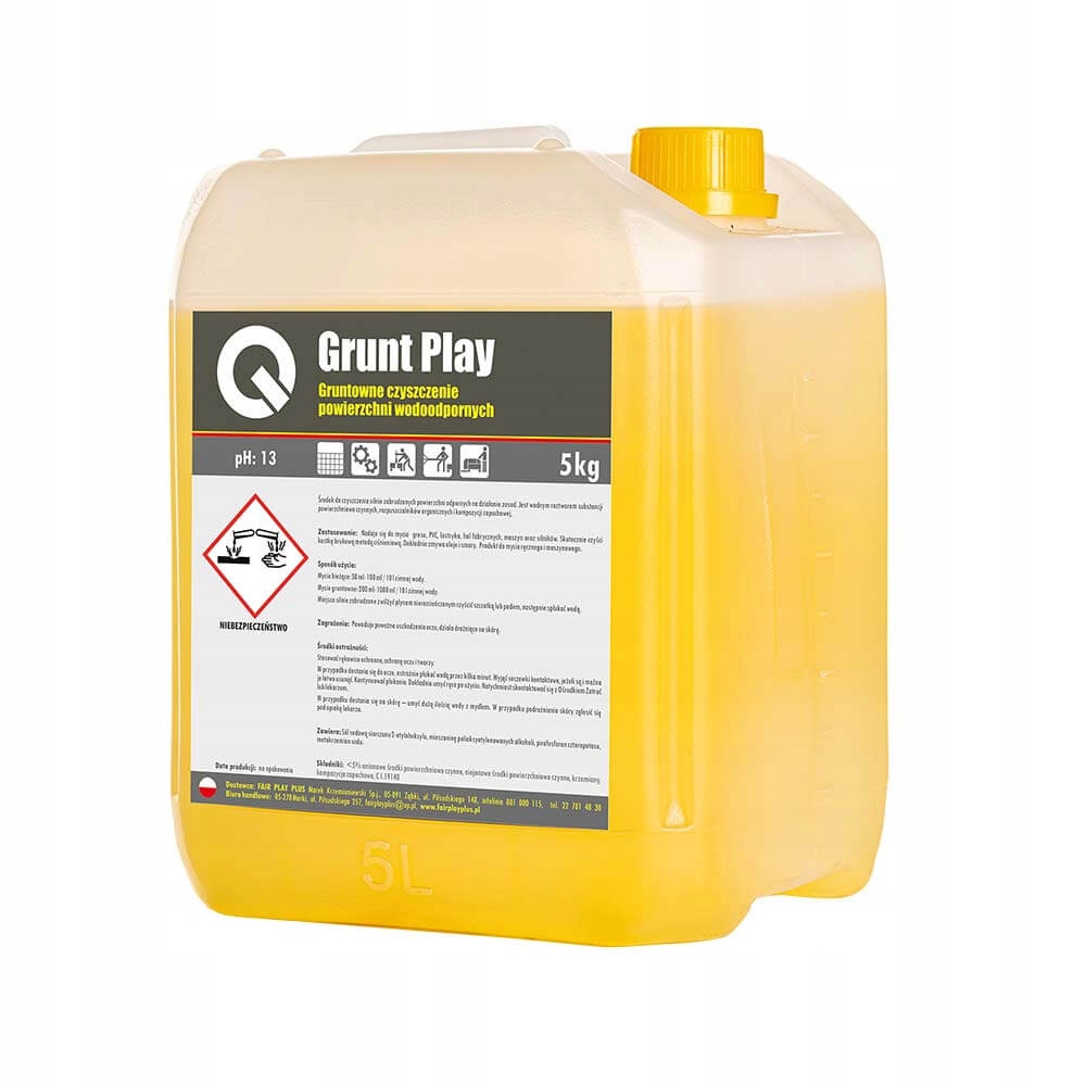 Płyn do czyszczenia silnie zabrudzonych powierzchni Grunt Play 5L