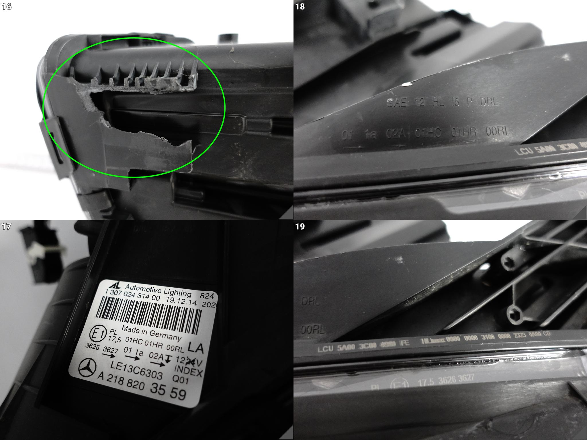 MERCEDES CLS C218 X218 W218 10-14 light FULL LED HIGH PERFORMANCE left UK