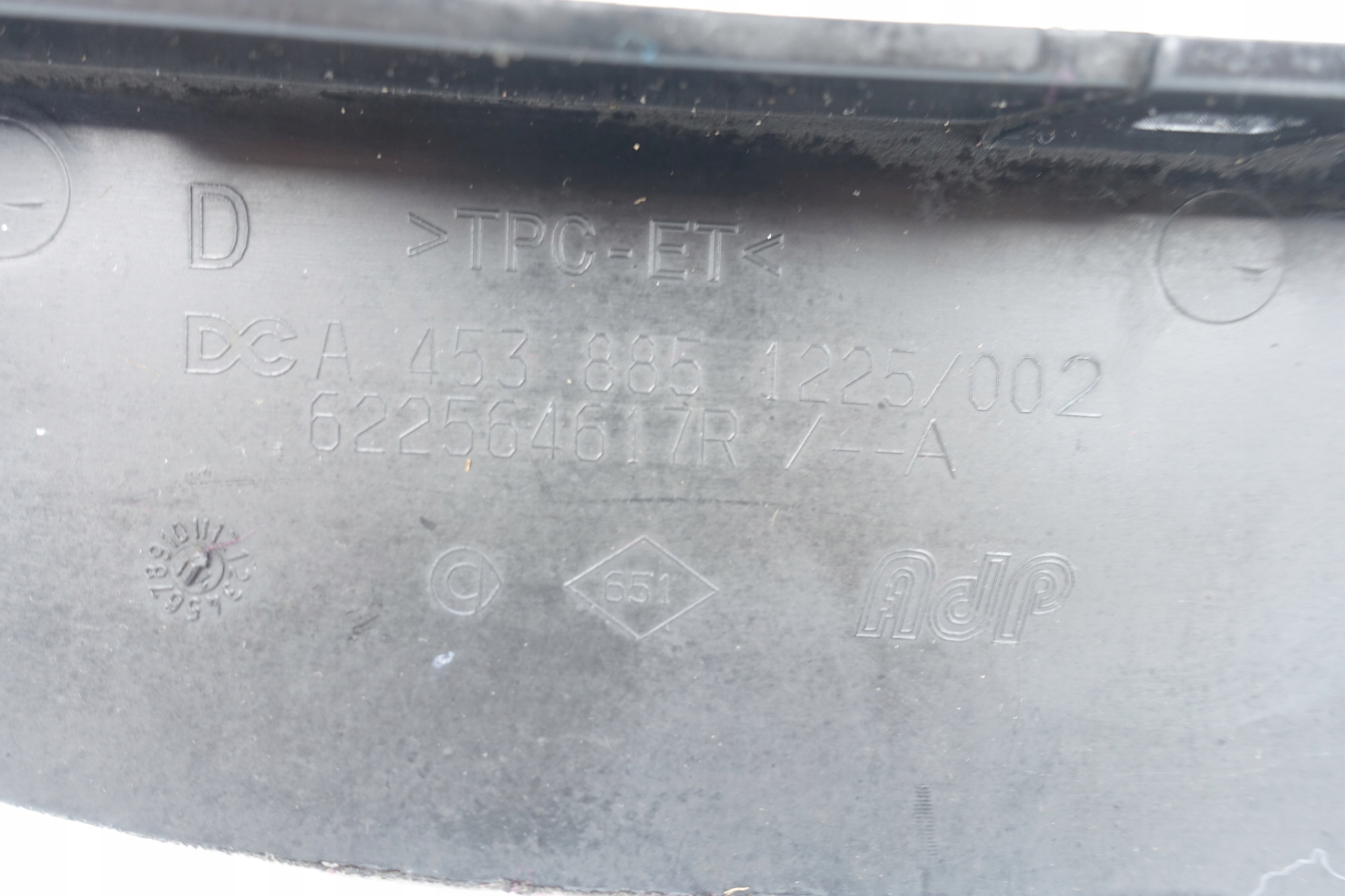 SMART FORFOUR W453 2014- lišta SPOILER nárazníku levý předek A4538851225