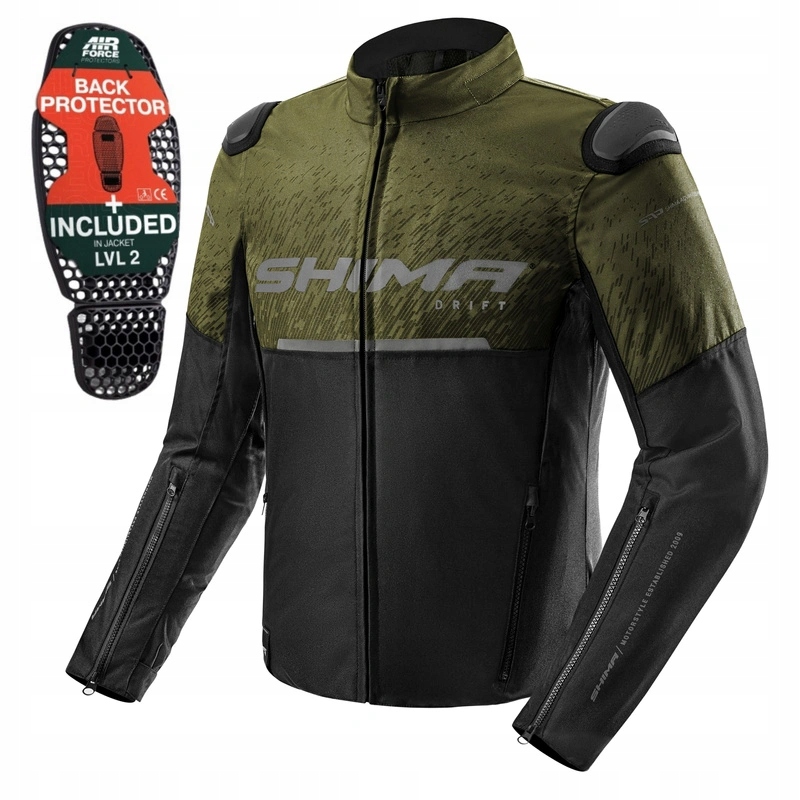 Motocyklová bunda Shima Drift Men Khaki Darčeky