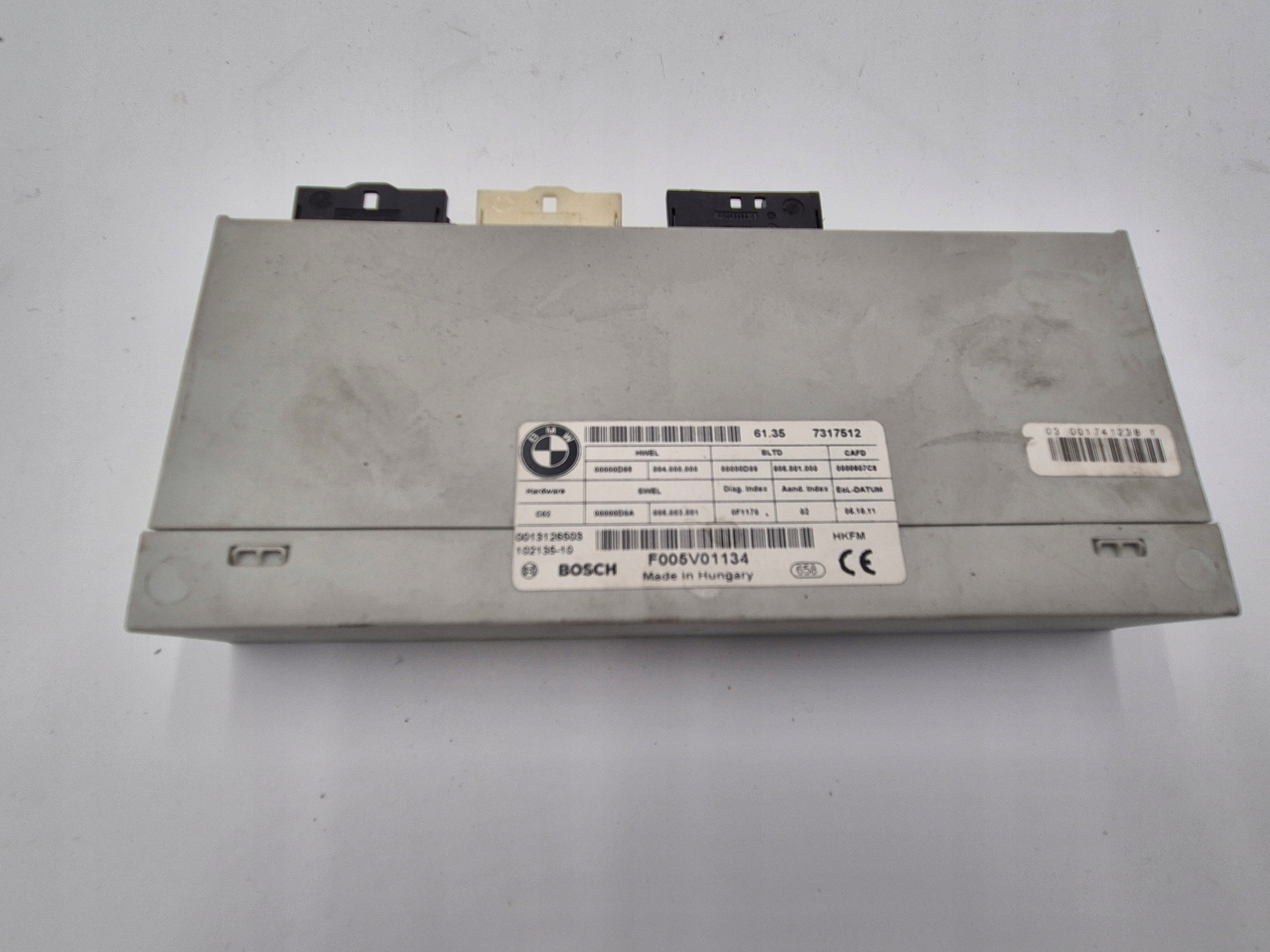 module control unit bonnet boot 7317512 BMW F01 F10 F11