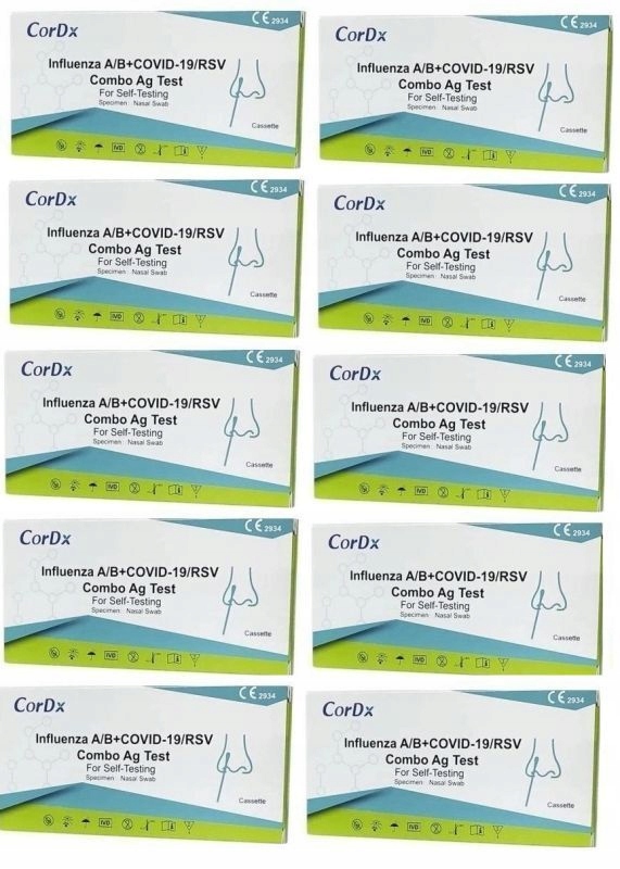 

Test COVID-19, Grypa A/b, Rsv, Cordx Combo 4 w 1
