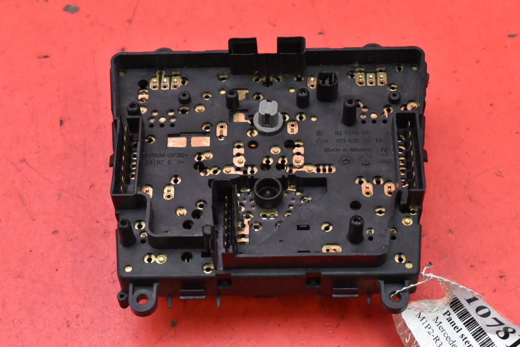 vezérlő panel ablak EU A1638206610 MERCEDES ML W163 97-01