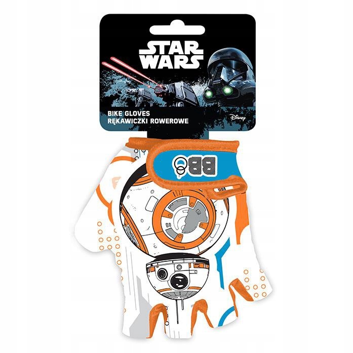 RĘKAWICZKI NA ROWER STAR WARS dla dzieci rowerowe Marka Disney