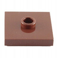 

Lego Płytka 2x2 z wyp Red Brown 87580 4565394 N
