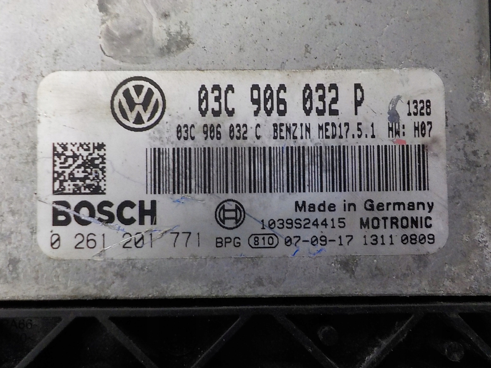 VW Computer Bedienteil 03C906032P 0261201771