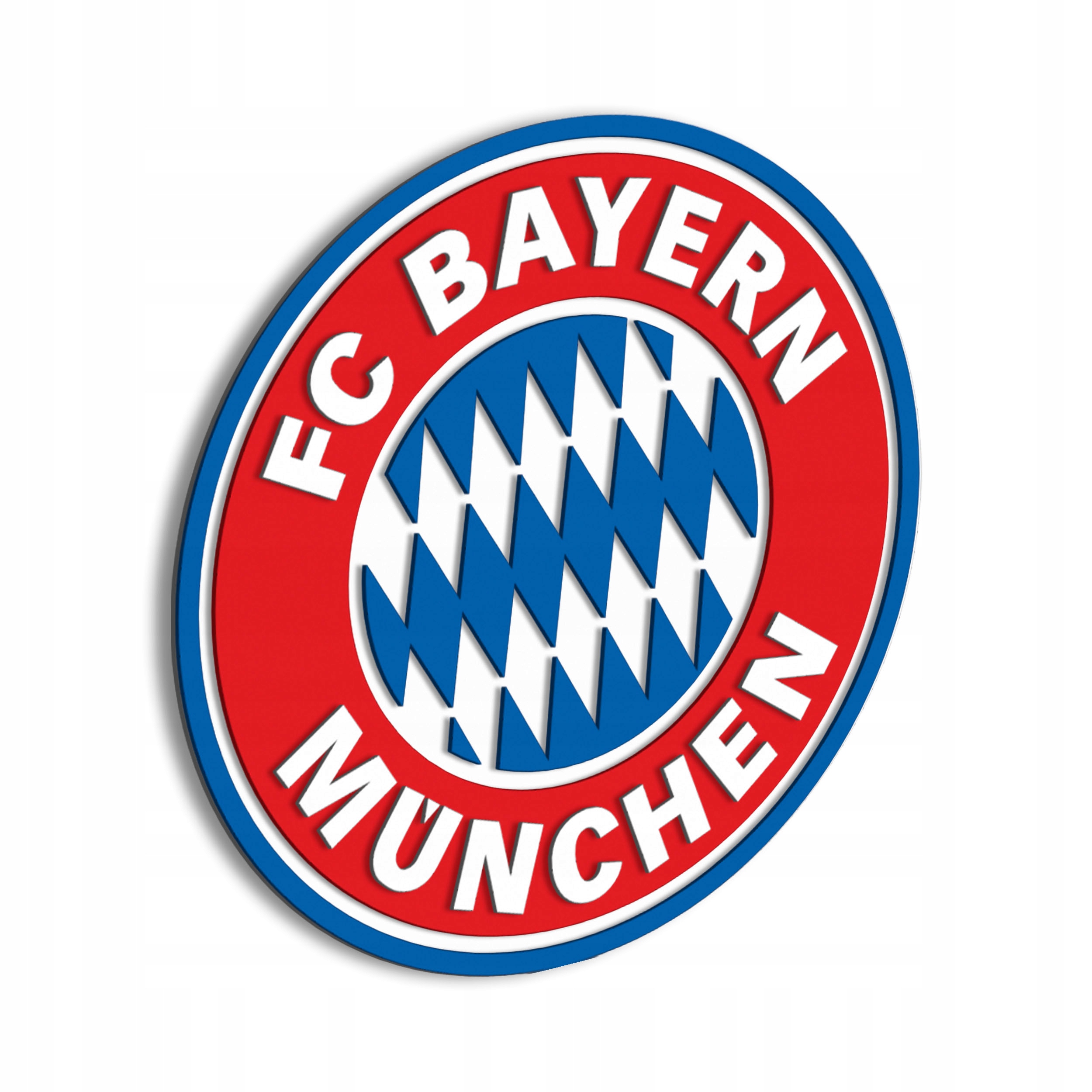 Dřevěný 3D obraz Football Fc Bayern Nástěnná Dekorace Dárek