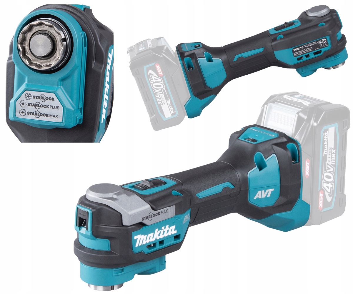 Makita Narzędzie wielofunkcyjne 40V Starlock bezszczotkowe Avt TM001GZ