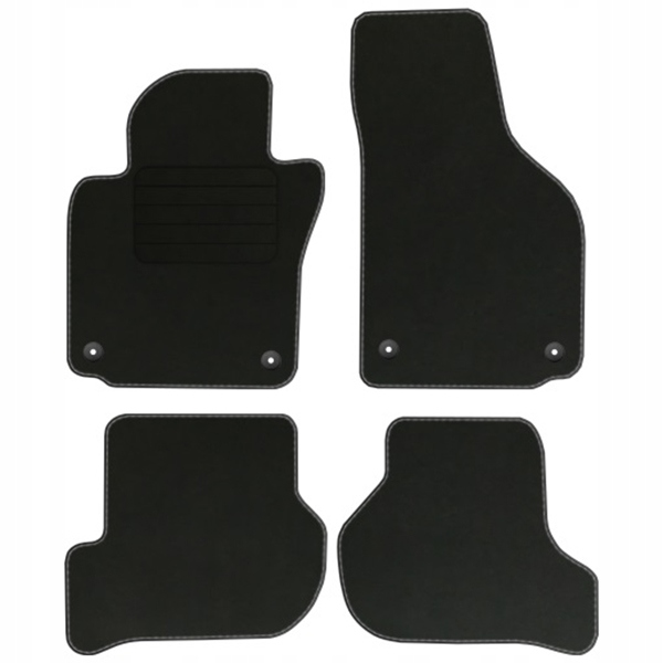 

Vw Dywaniki dedykowane welur Eko Black Pod Model
