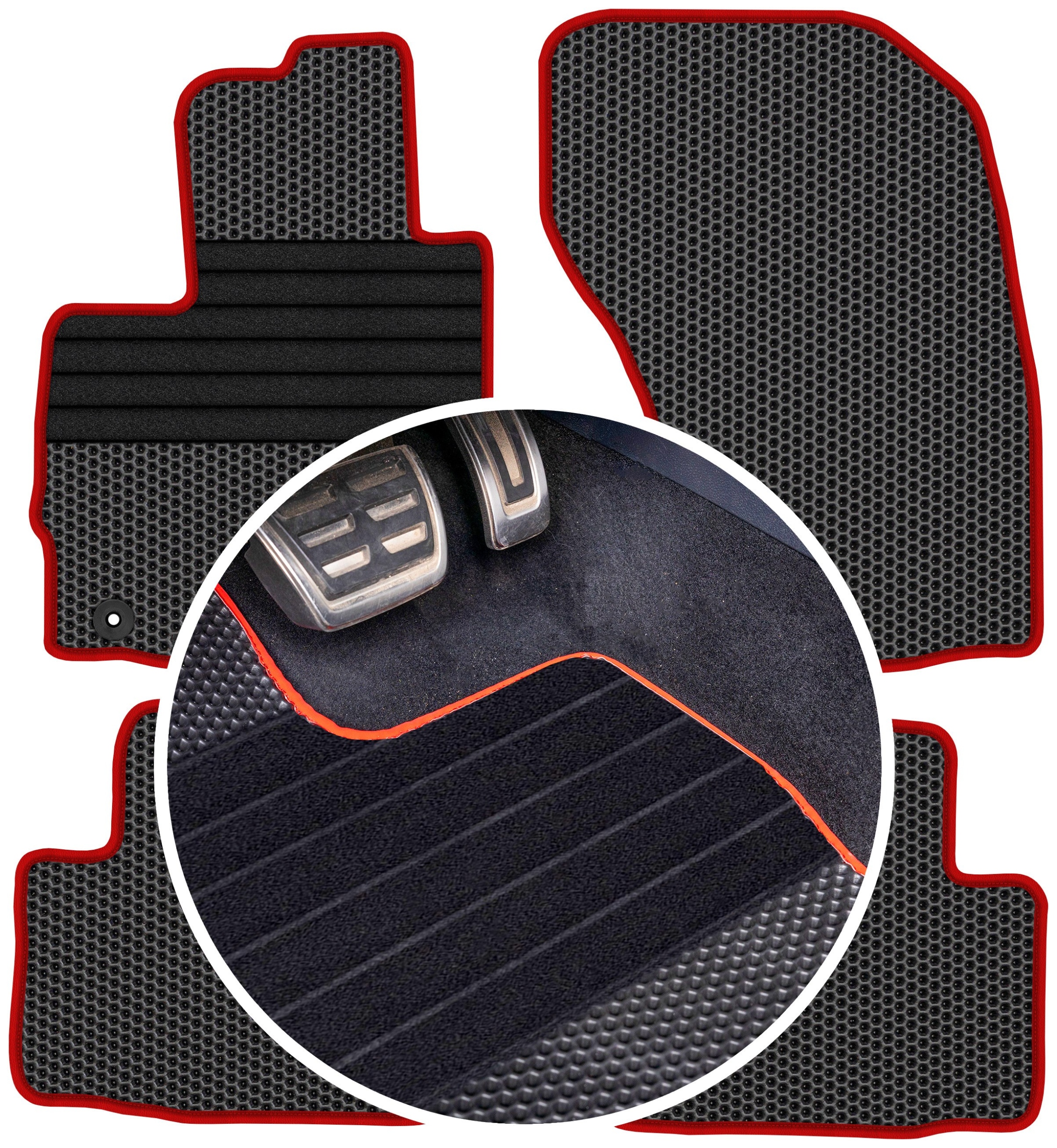 Citroen C-Crosser 2007-2012 Gumové koberce Eva Eternity Plastry Medu