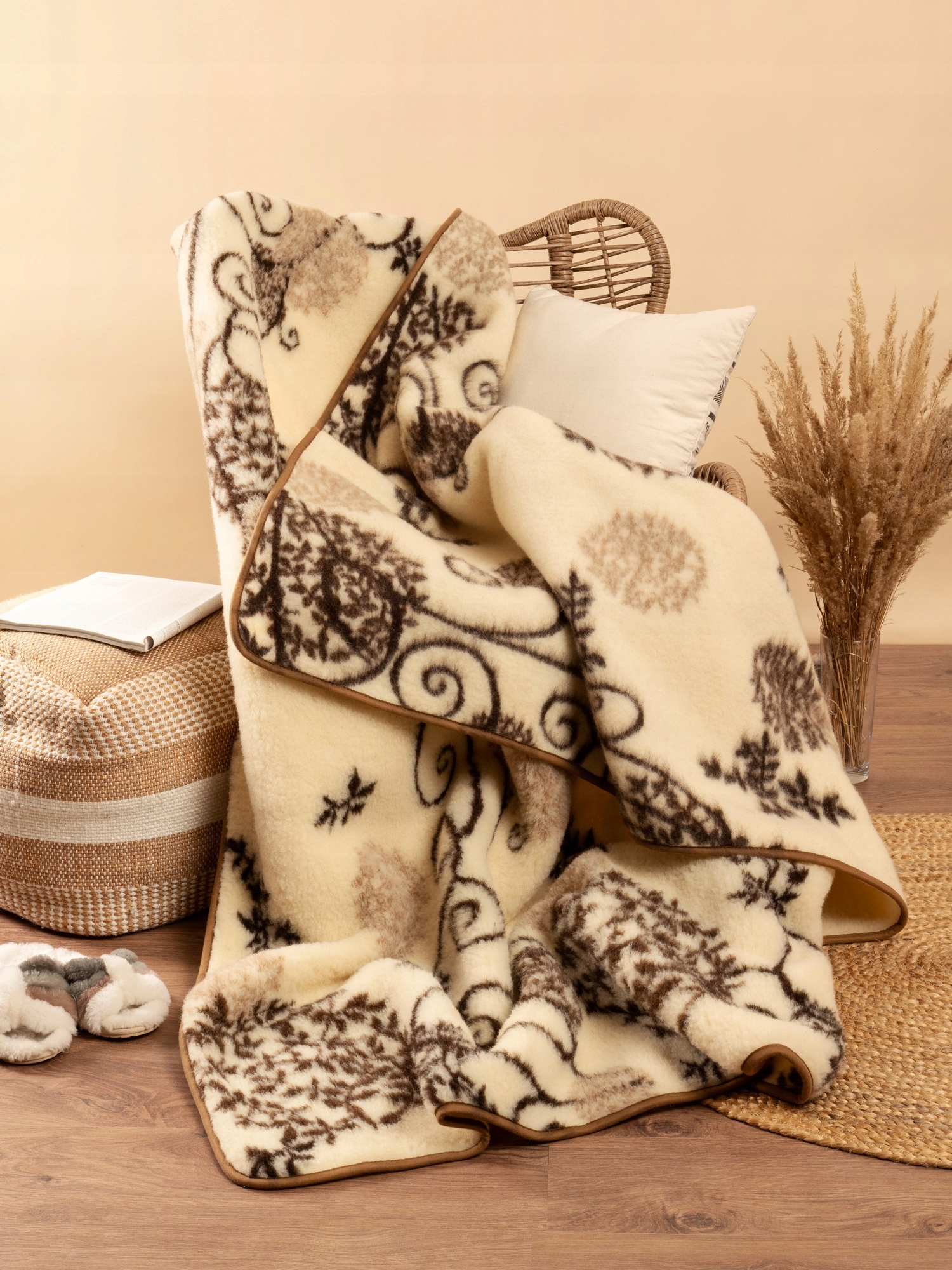 KOC WEŁNIANY 100x140 WEŁNA 100% MERYNOS Marka Best Wool