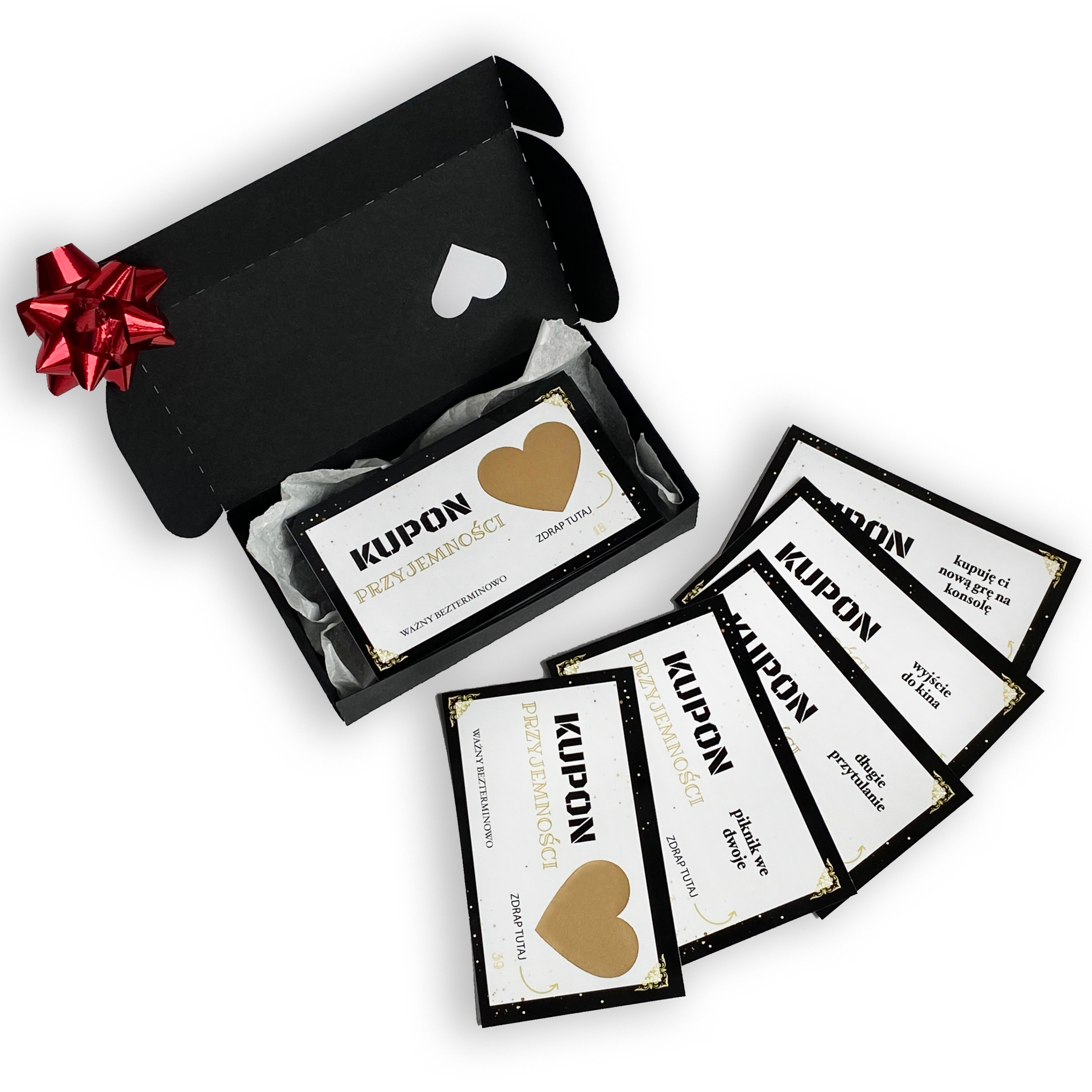 

Kupony miłości Zdrapki na rocznicę