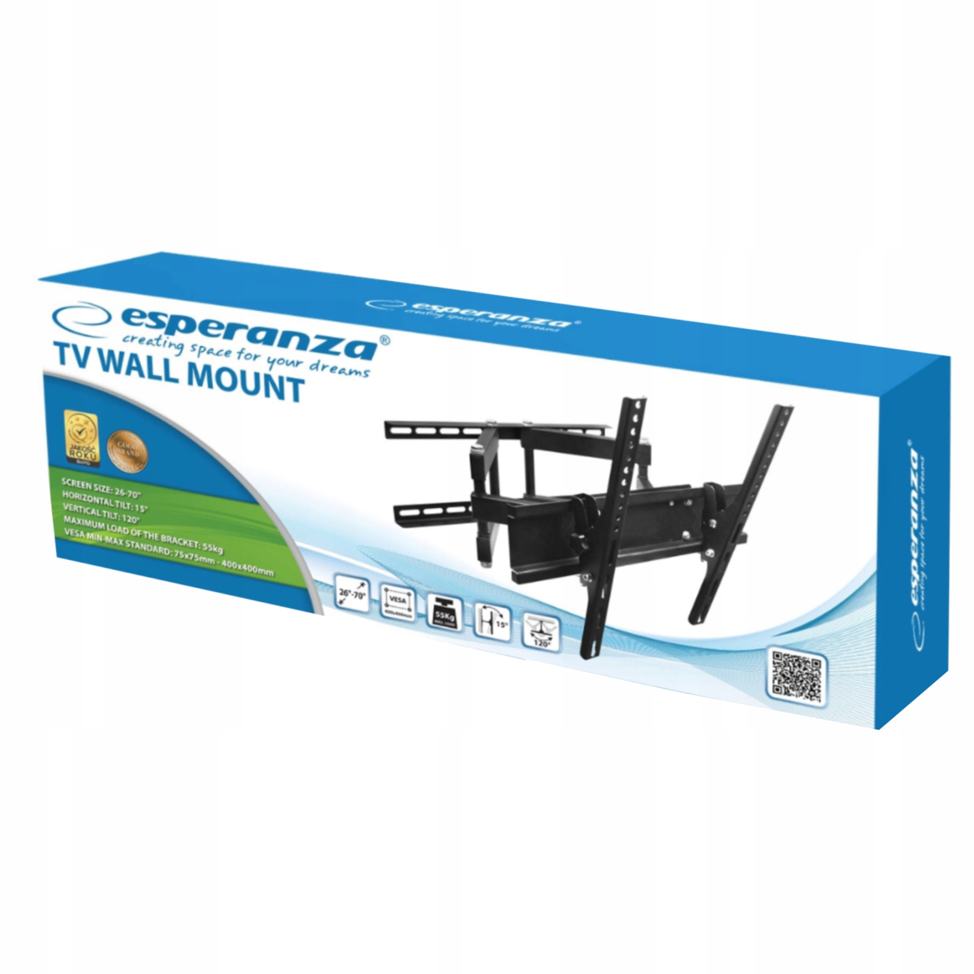 UCHWYT DO TELEWIZORA TV REGULOWANY WIESZAK 26-70 Model 5901299953297