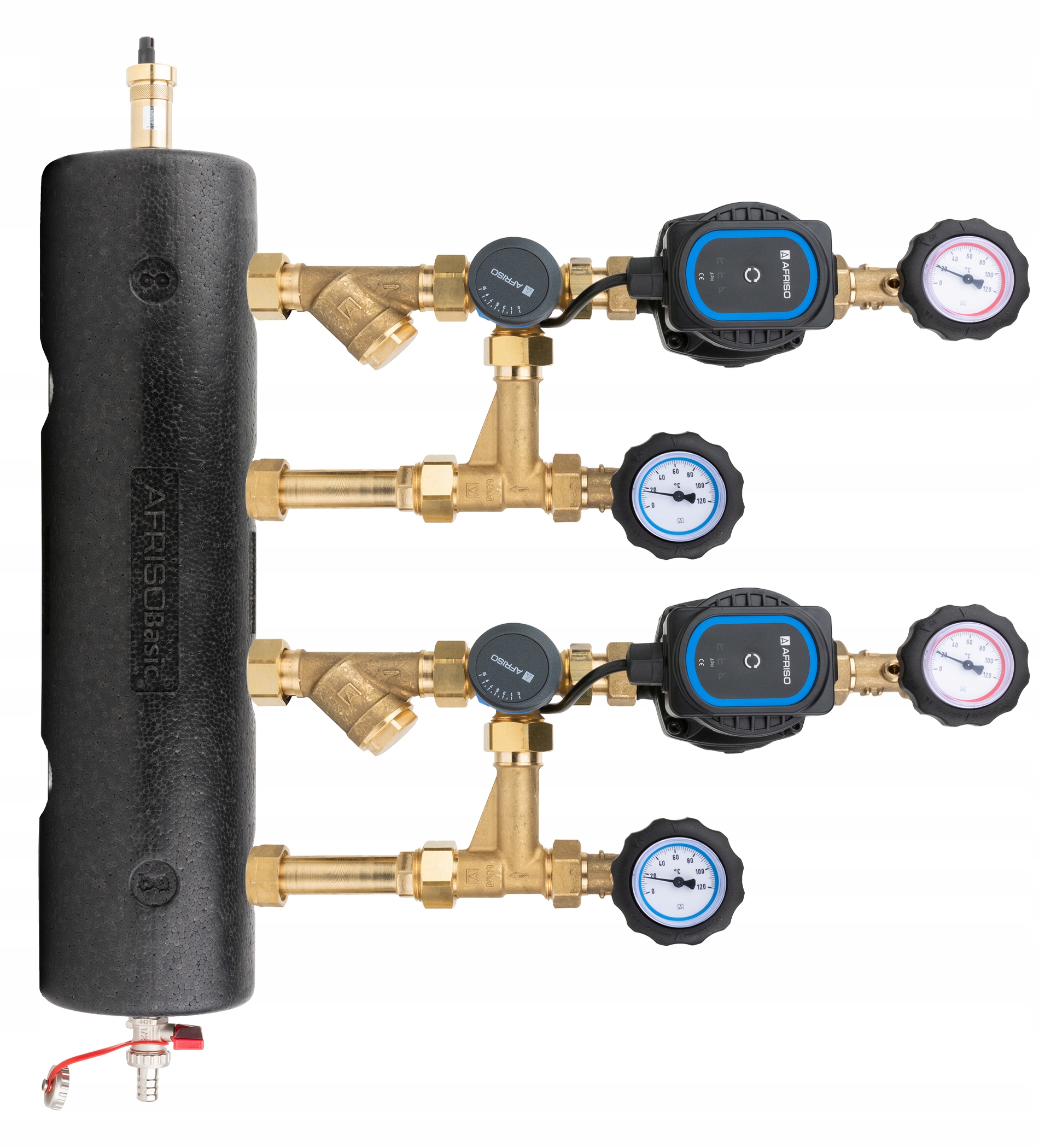 Zmiešavacia Sada Afriso Hydraulická Spojka 2 Okruhy S Ventilom Arv 362