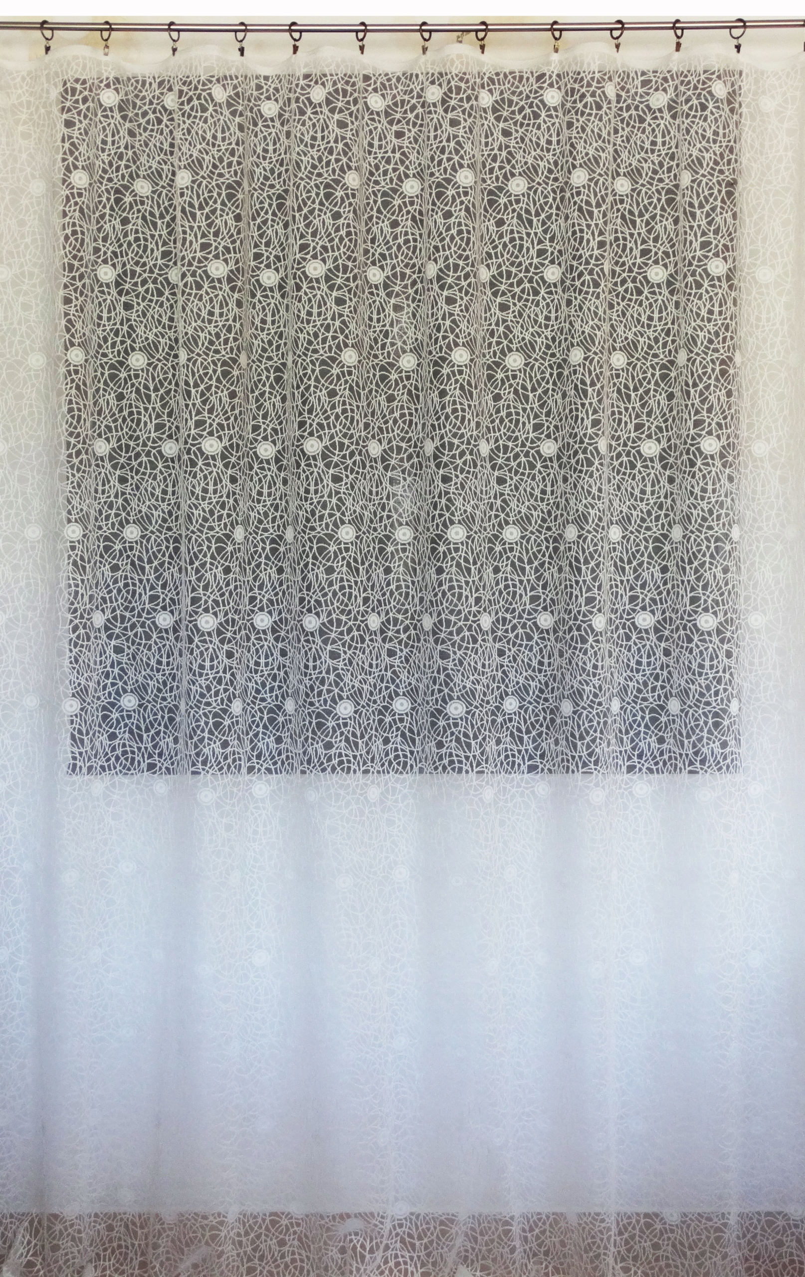 Mg Záclona žakár 59/10 Ecru 350x280 got s páskou M