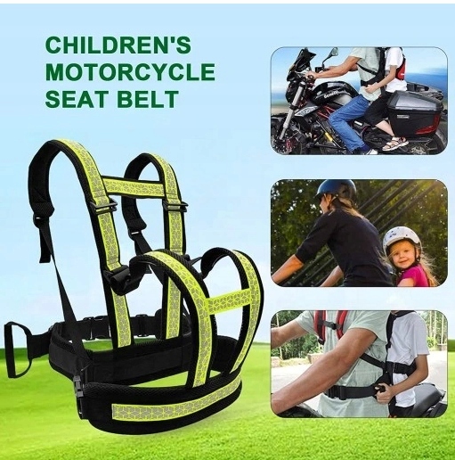 PAS BEZPIECZEŃSTWA SZELKI DZIECKA MOTOR MOTOCYKL Kolor zielony