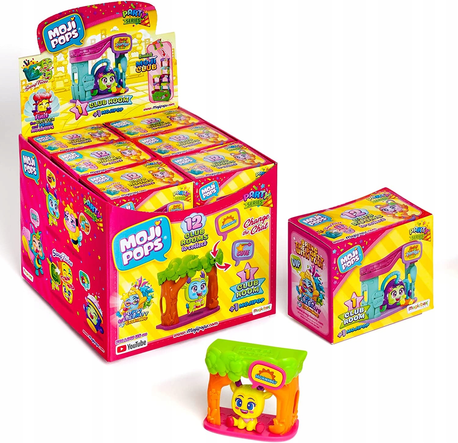 

Pokój klubowy z figurką Magic Box MojiPops Party