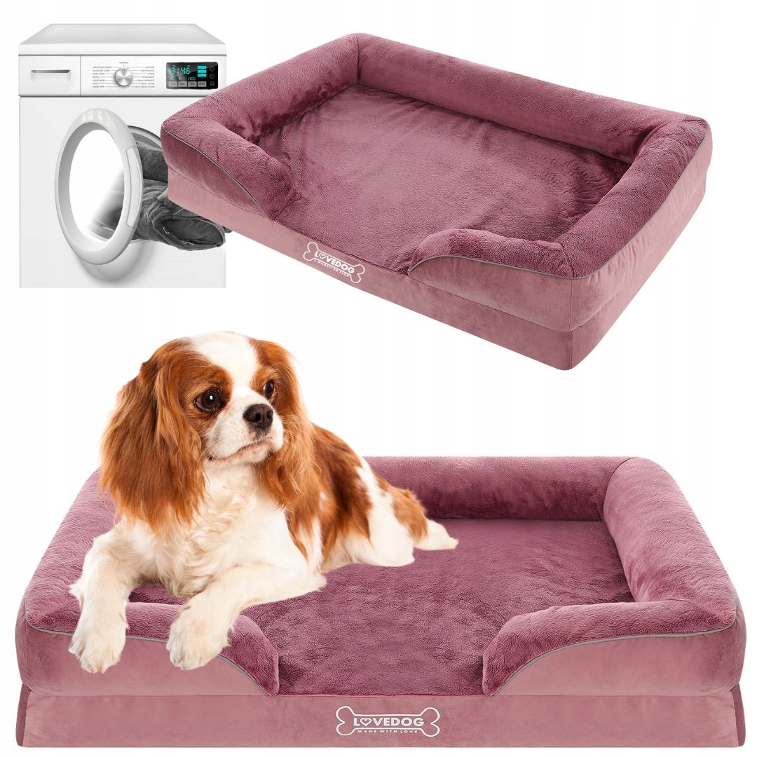 Legowisko dla Psa Ortopedyczne M 70x55 OrtoMax Wodoodporne Kanapa Łóżko