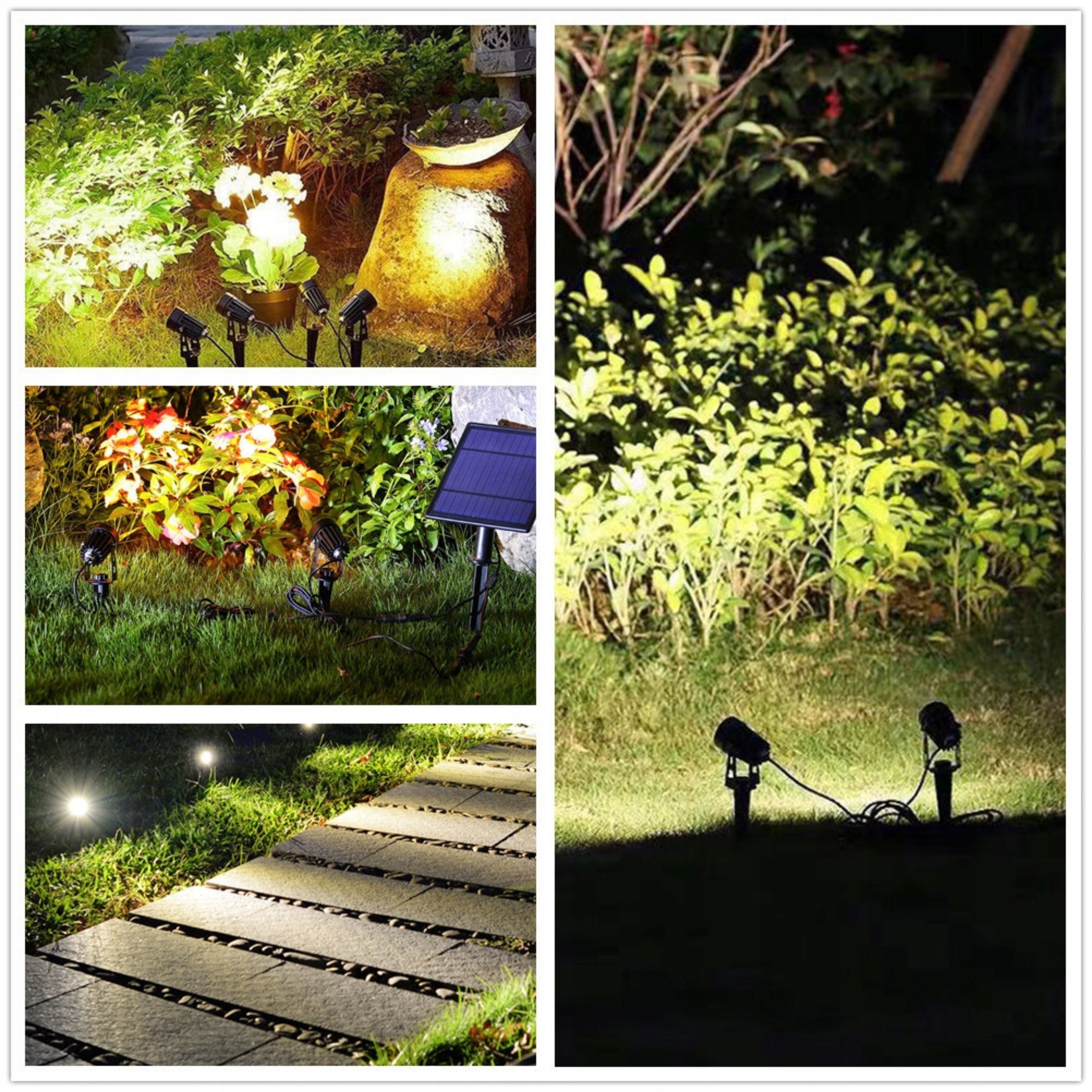 REFLEKTOR LAMPKA SOLARNA LED Dekoracyjny Ogrodowy WODOODPORNY MOCNE ŚWIATŁO Kolor dominujący inny