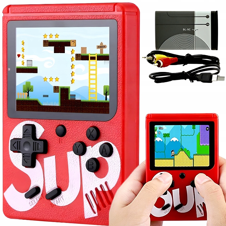 MINI KONSOLA RETRO 400 GRA KLASYK PRZENOŚNA GRY
