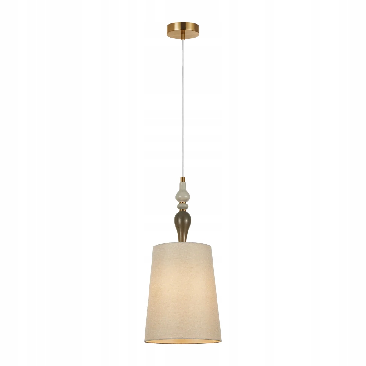 Italux Moren závěsná lampa Ø22 meruňková/starožitná hnědá E27