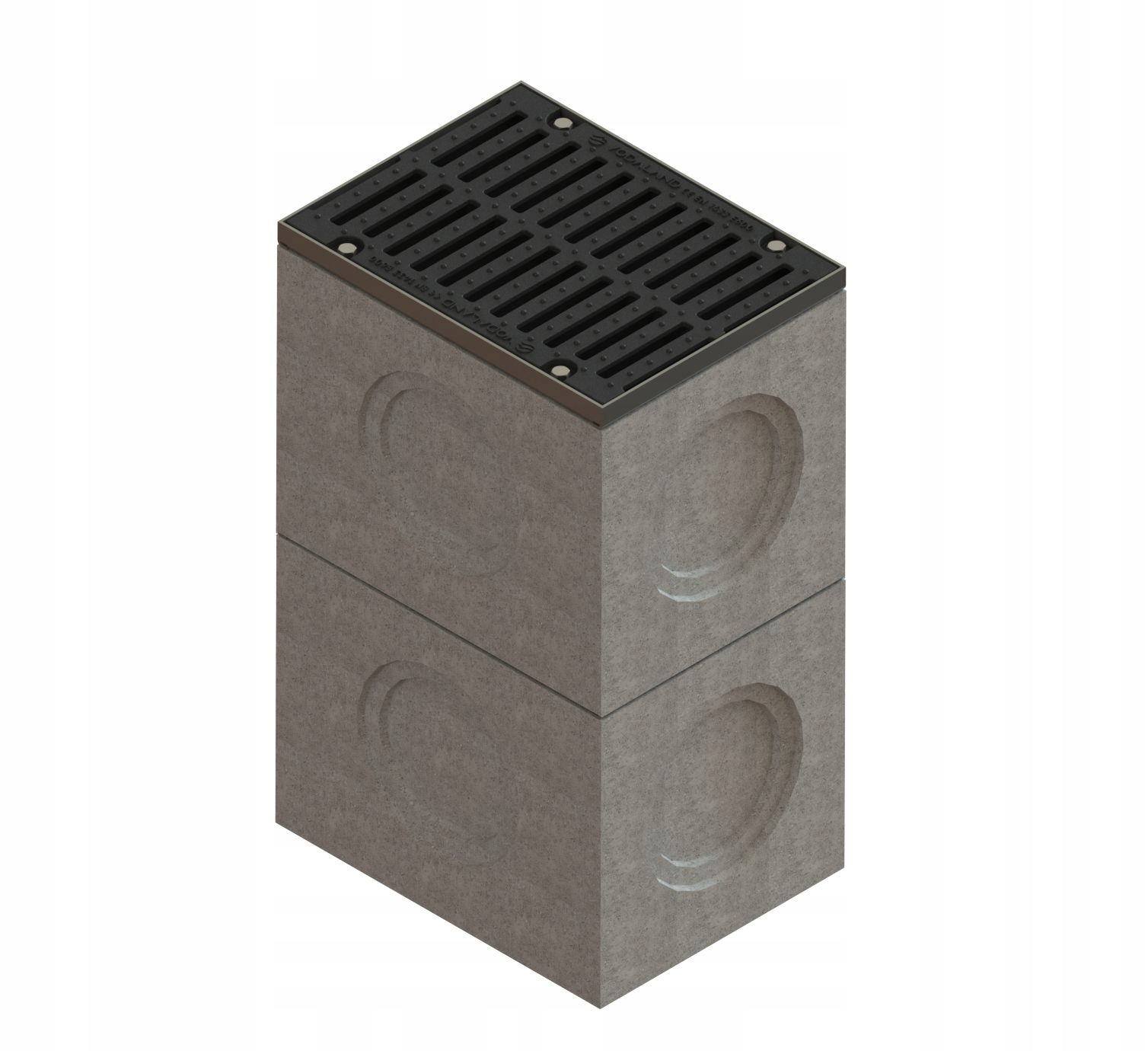 Studnia wpustowa Vodaland DN300 z rusztem żeliwnym E600