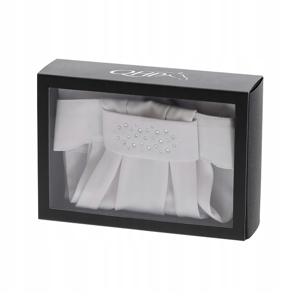 Plastron Zizah white/silver S Qhp