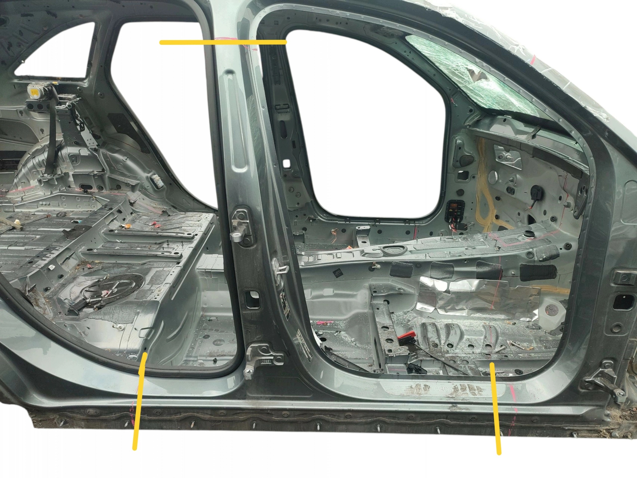 threshold right pillar central MERCEDES GLC and X253 (2015-2019) code LAKIERU 992