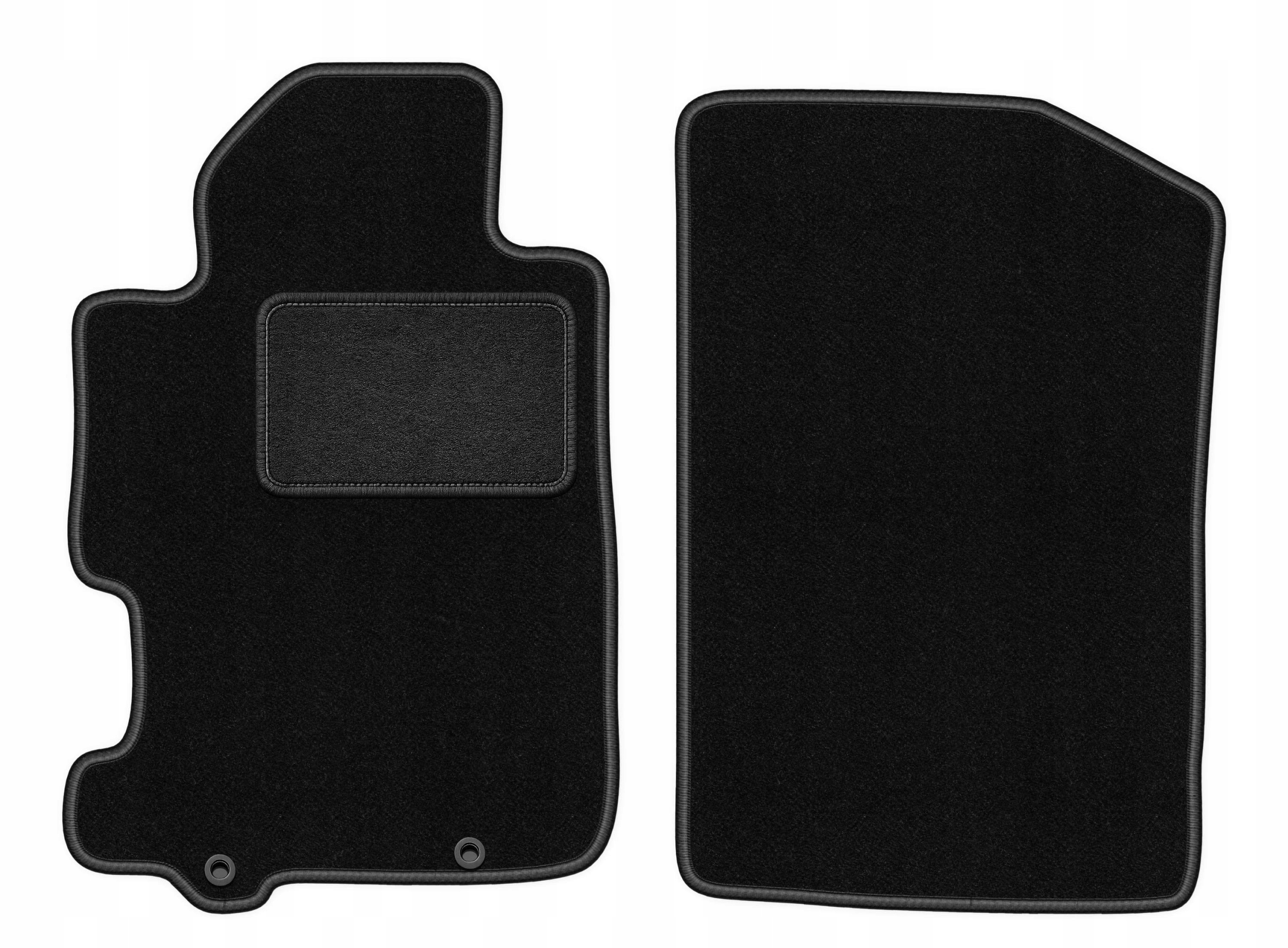 Dywaniki welurowe do Honda Fr-v 2004-2009 przód Lux czarne 2 szt.
