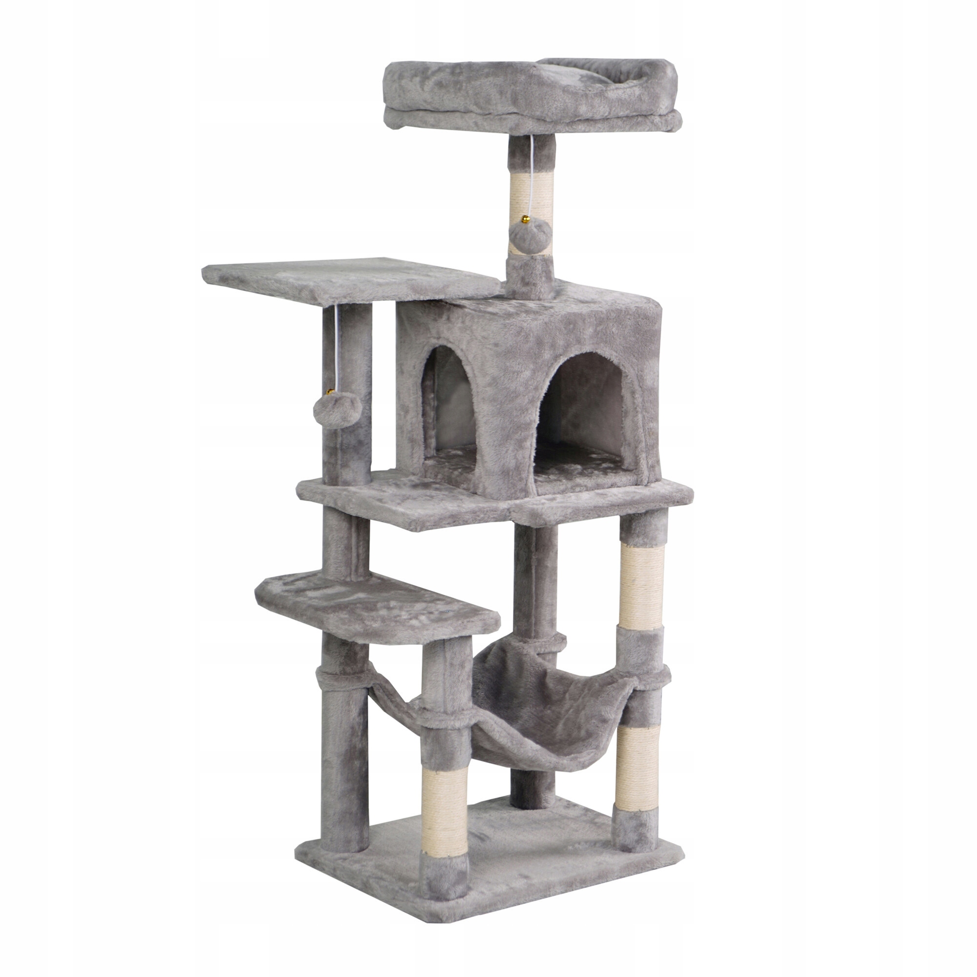 Levně Aga Škrabadlo pro kočky 36x46x110 cm Šedé