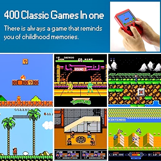 PEGASUS MINI KONSOLA GRA GAMEBOY + 400 GIER MARIO