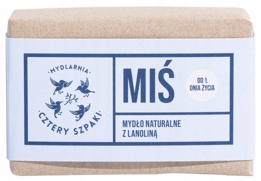 CZTERY SZPAKI Delikatne mydło MIŚ z lanoliną Marka inna marka