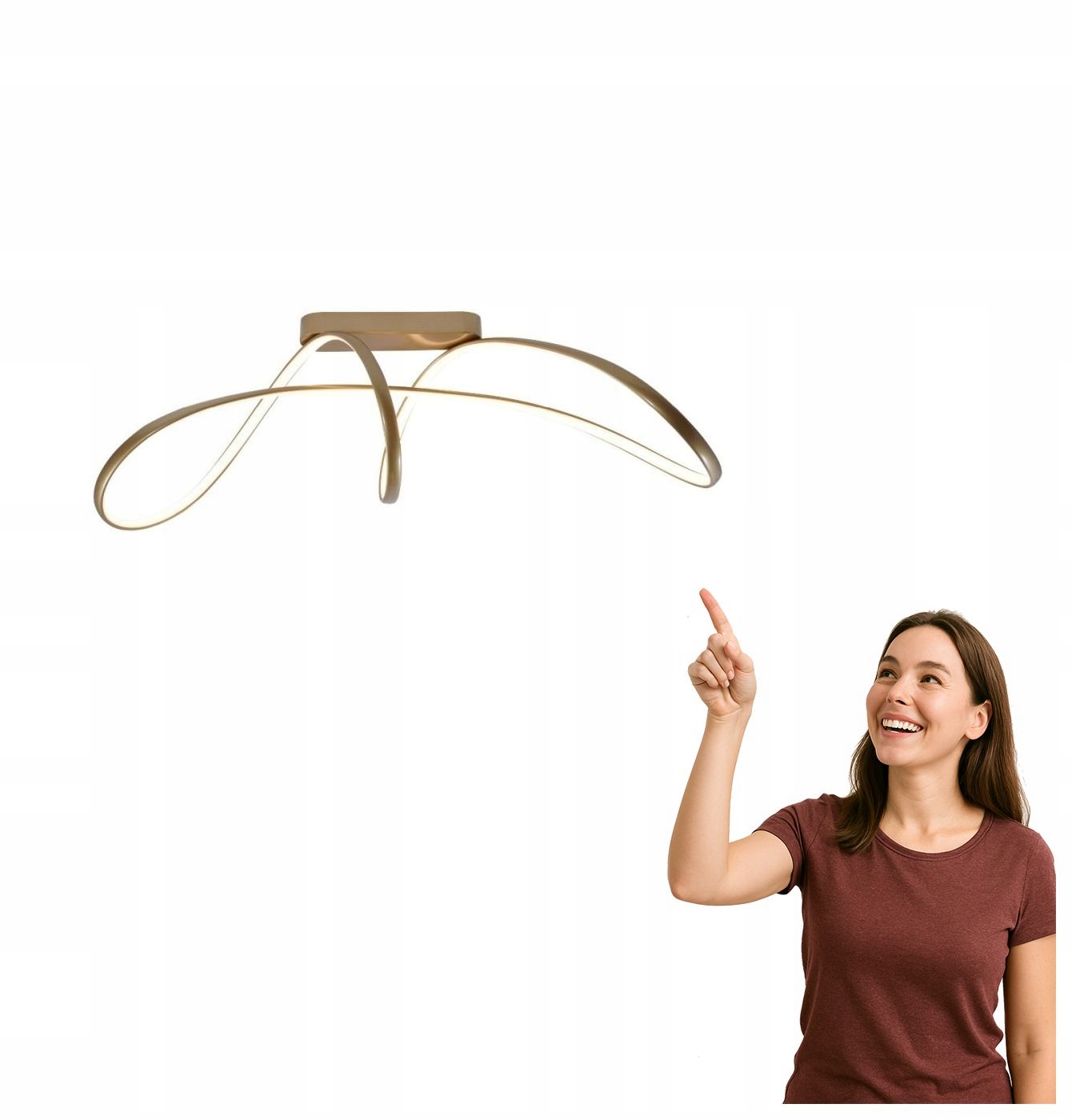 Led stropná lampa 50W Fermi 20026C-GD Zuma Line