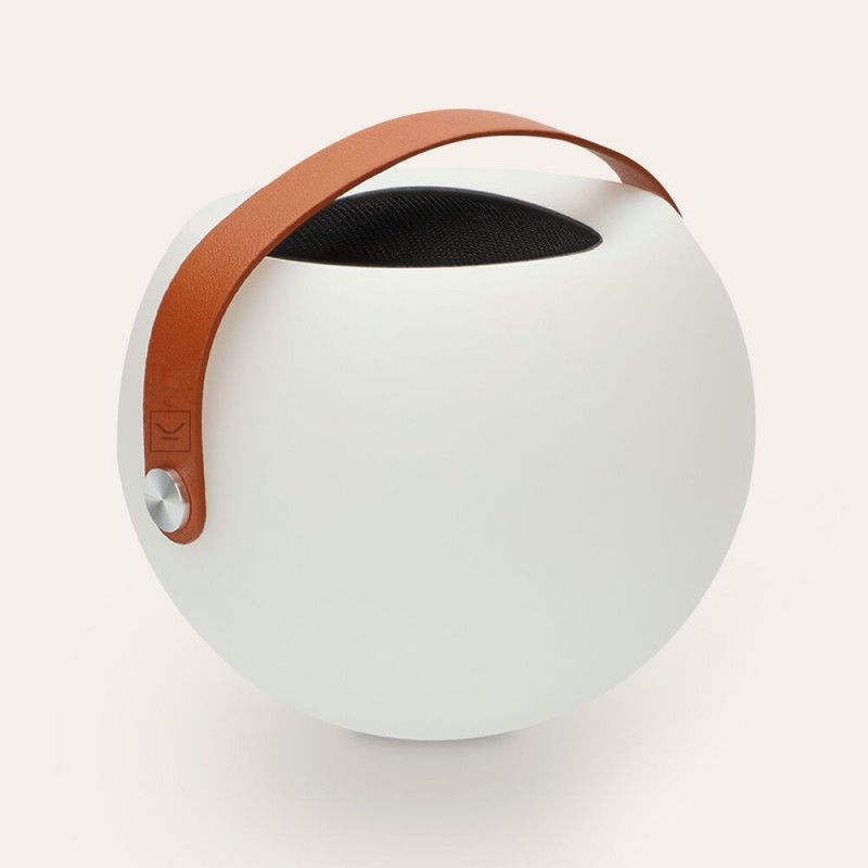 Bluetooth reproduktor Led lampa Ksix Bubble Bílá 5