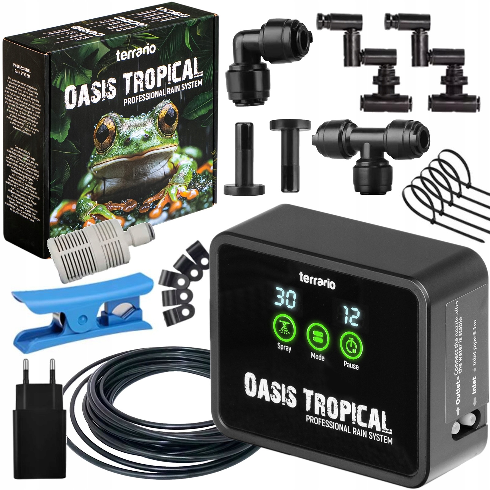 Levně Automatický Zavlažovač Oasis Tropical – Programovatelný, Nastavitelné Trysky