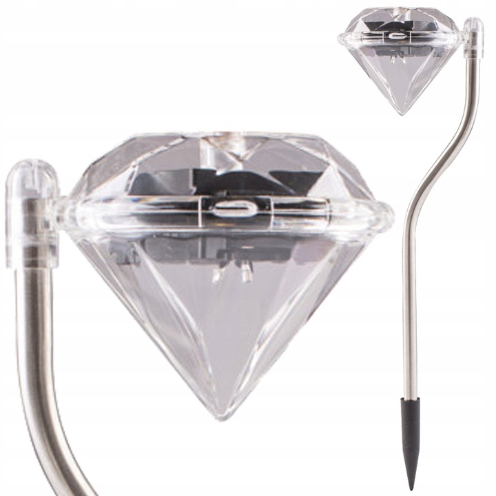 

Lampa lampka solarna wbijana ogrodowa Diament Led