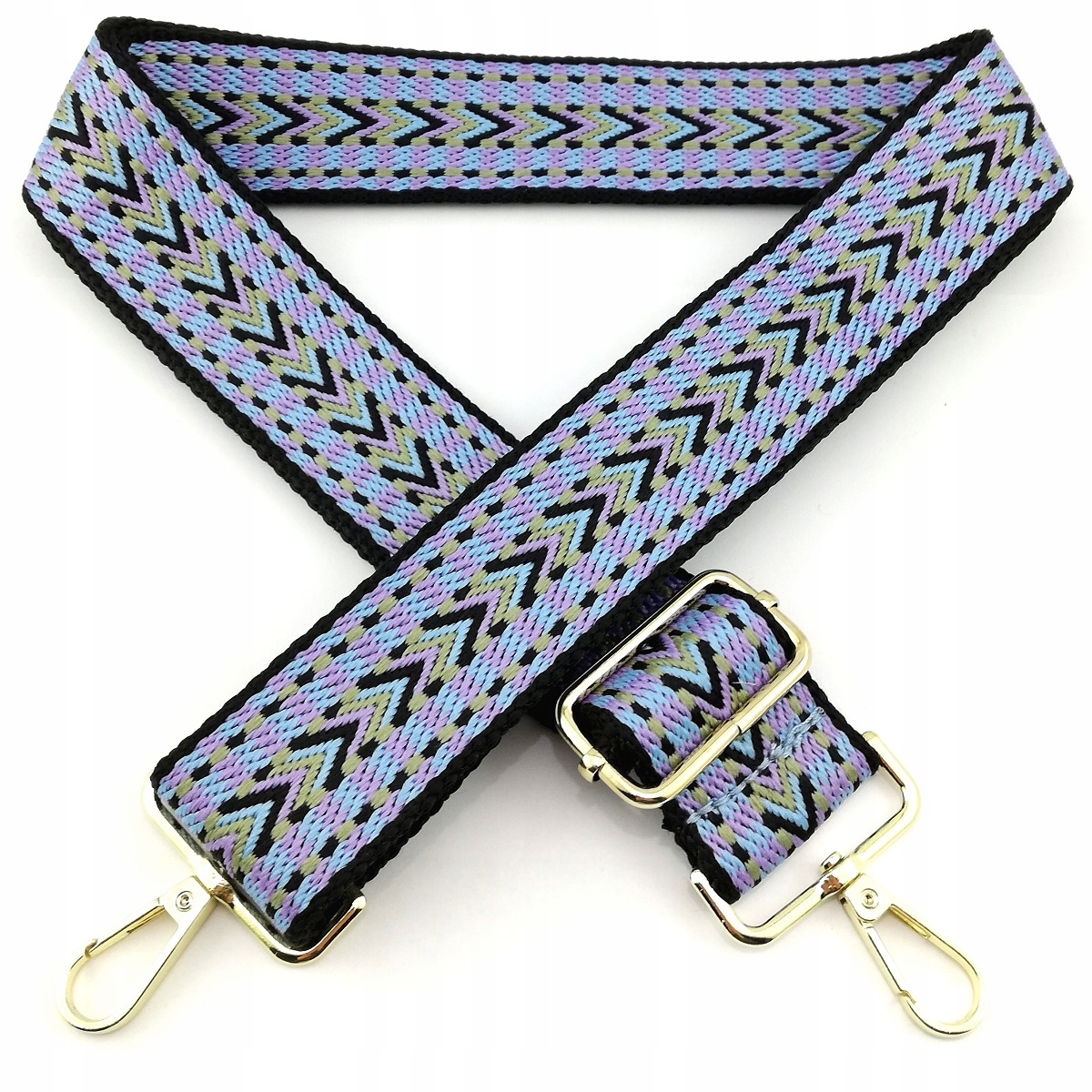 Pasek do torebki torby regulowany szeroki damski długi parciany kolorowy