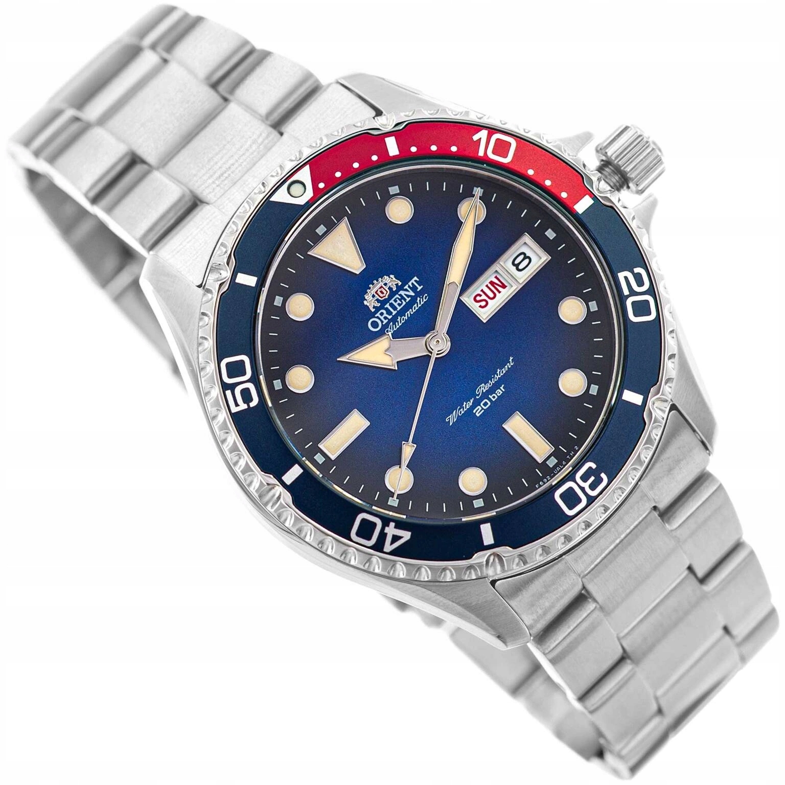 Pánské Hodinky Orient RA-AA0812L39B Mako III Kamasu Automatic Stříbrné 20BAR