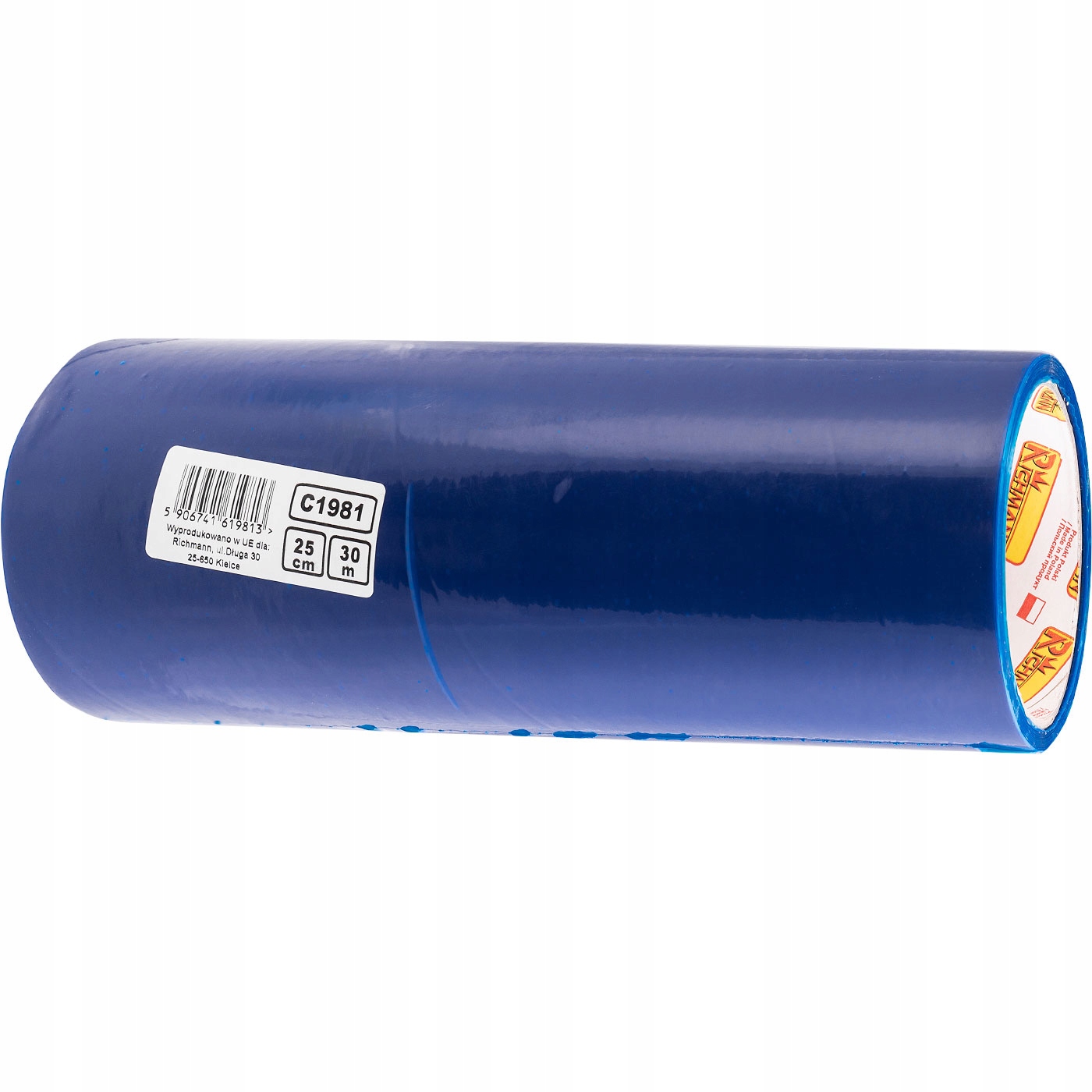 Richmann Folia Samoprzylepna Ochronna Pe 250mm x 30m Niebieska, Bezklejow
