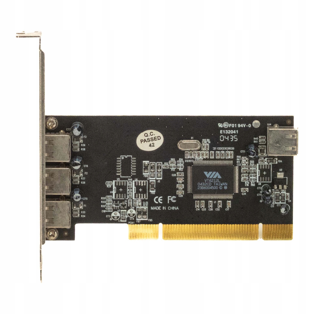VIA PCI-USBVIA6212-3 VT6212L 3+1 USB 2.0 HOST CONTROLLER Karta PCI