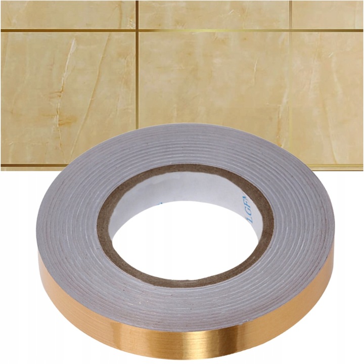 Taśma Ozdobna Samoprzylepna Złota 5cm/50 metrów Marka bez marki