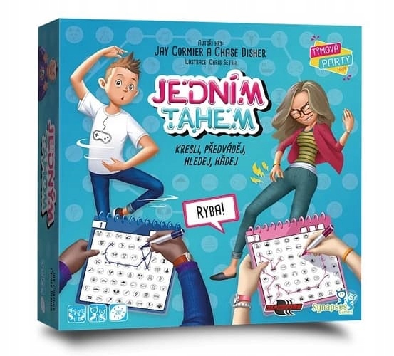 Jedním tahem Týmová party hra pro 4-8 hráčů