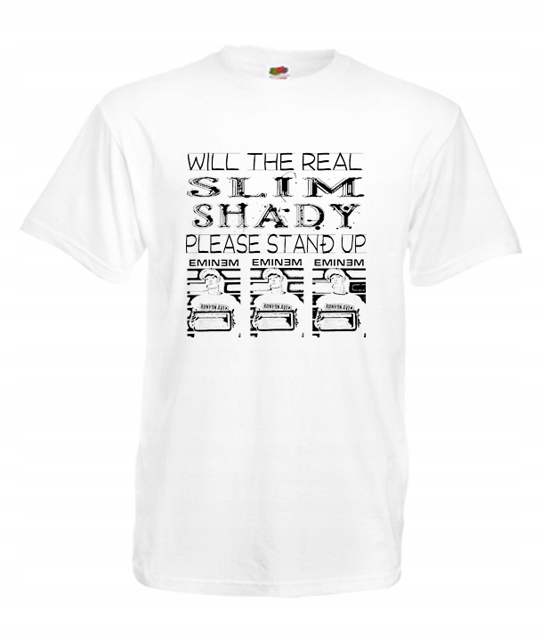 

XXL Koszulka Męska Eminem Slim Shady Raper Wzory