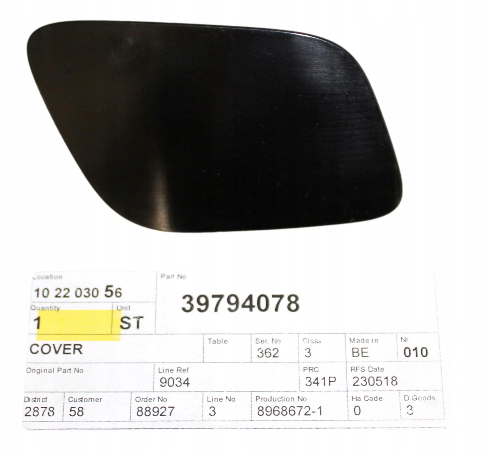 Volvo S60 III V60 V60CC II pravá kryt ostřikovače