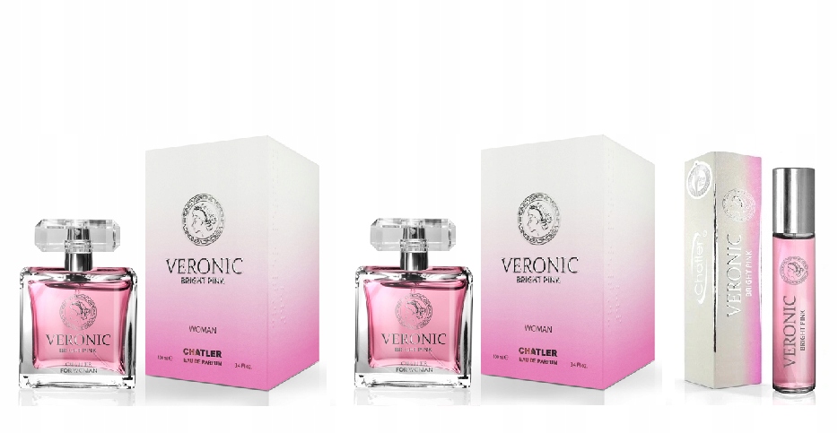 Chatler Veronic Bright Pink 2x100 ml 30 ml parfémovaná voda