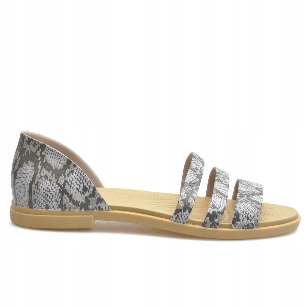 Dámské sandály Crocs Tulum open flat Sandal W šedé 42,5 v11
