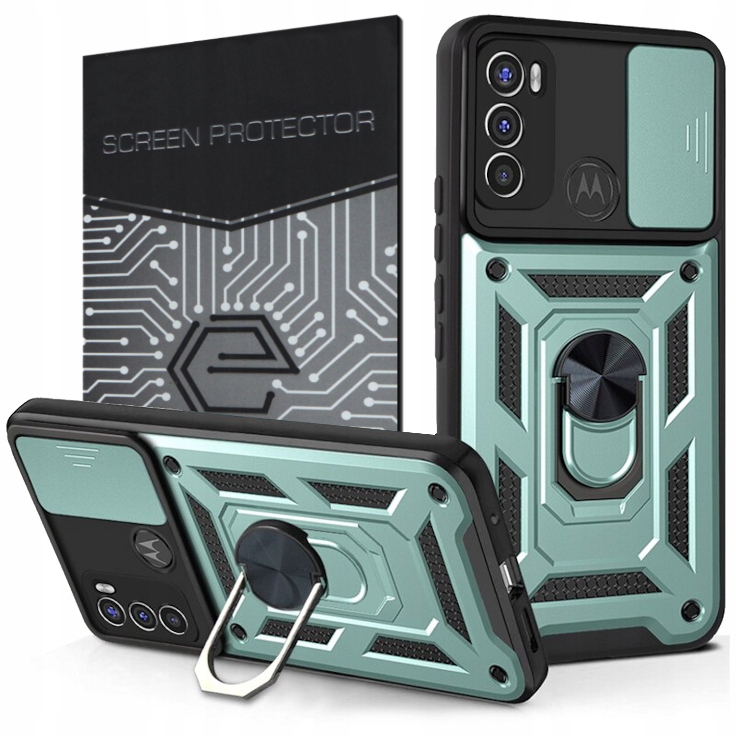 

Etui Pancerne Obudowa+szkło do Motorola Moto G60