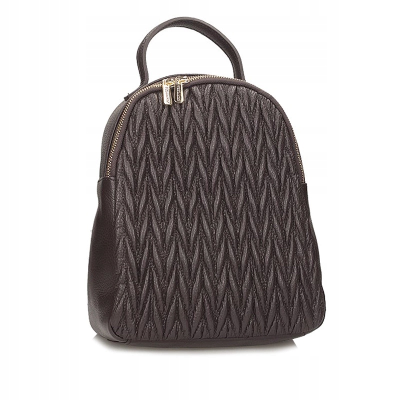 Italský kožený dámský Batoh Toscanio F231 C.braz D23