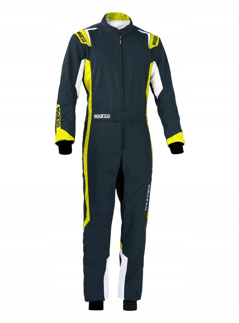 Kartingová kombinéza Sparco Thunder šedo-žltá veľ. Xs Akcia