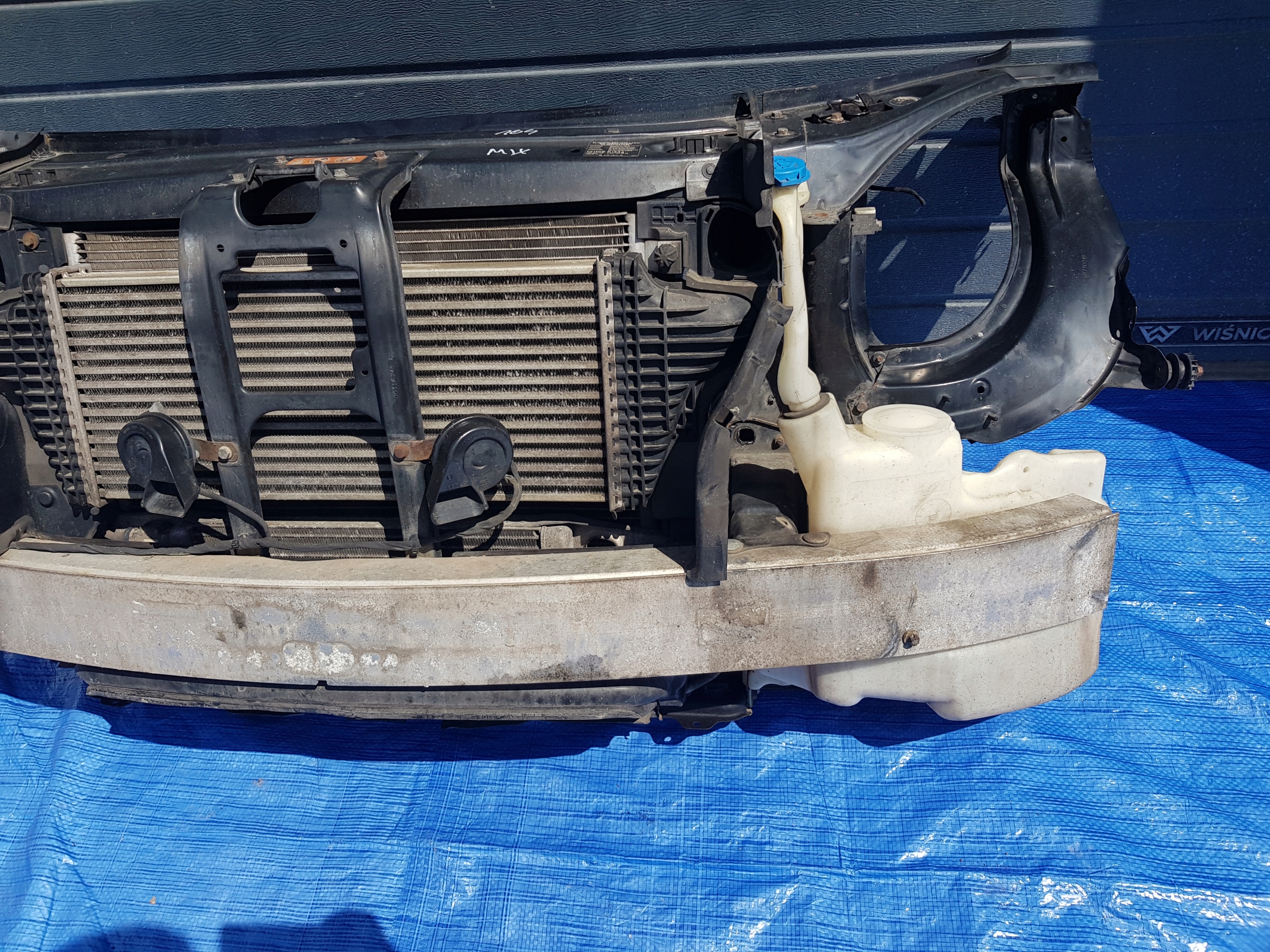 support panel for radiators radiator MERCEDES ML W164 GL X164 CDI